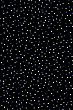 Navy Tiny Dot Long Marilyn Dress