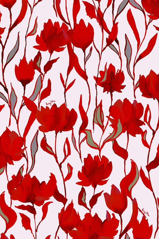 4-Way Stretch: 4-Way Jersey Red Glorious Daily Dress