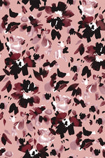 Silk-Like Pink Bella Cache-Coeur Dress