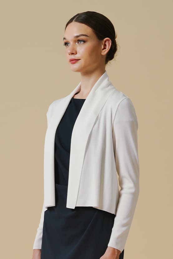 Short cardigan made in Niigata