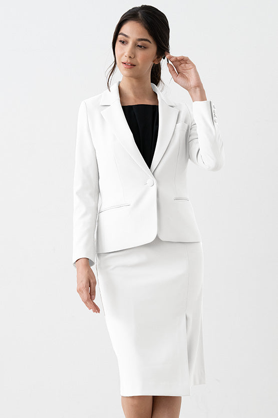 All-Season Material: Smart Stretch Tailored Jacket