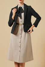 All-Season Material: Smart Stretch Tailored Jacket