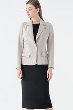 All-Season Material: Smart Stretch Tailored Jacket