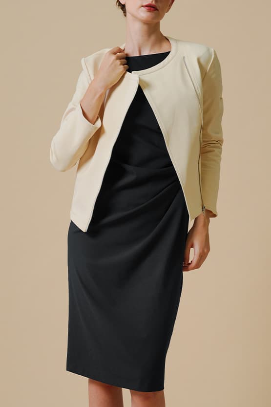 Anti-see-through: T-dress with sash