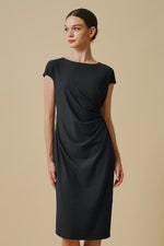 Anti-see-through: T-dress with sash