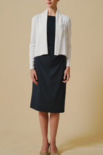 Cotton Blend Sash T-Shirt Dress