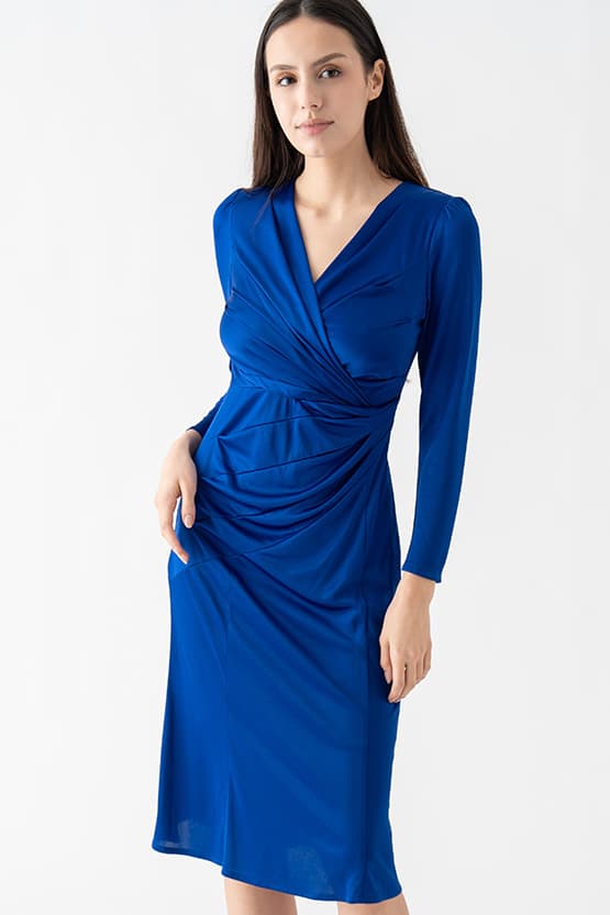 Silky Gather Dress