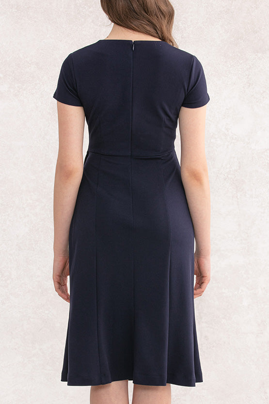4-Way Stretch: 4-Way Jersey Gather Dress