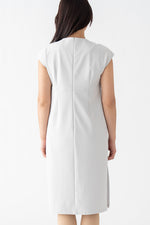 Cool Touch Material: Cooling Split Neck Sack Dress