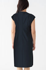 Cool Touch Material: Cooling Split Neck Sack Dress