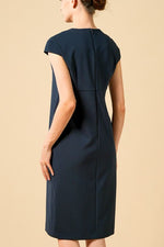 Cool Touch Material: Cooling Split Neck Sack Dress