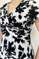 Stretch Jersey: Knee-Length Twisted Dress