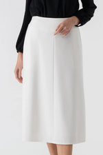 Double Jersey: Mid-Calf A-Line Skirt