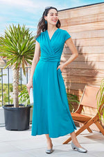 Long Length: Turquoise Blue Long Marilyn Dress