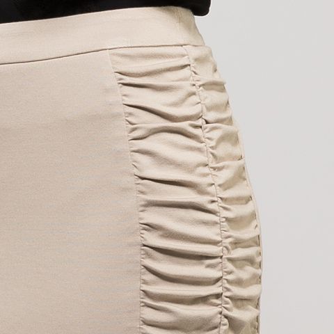 Careful sewing techniques by artisans
