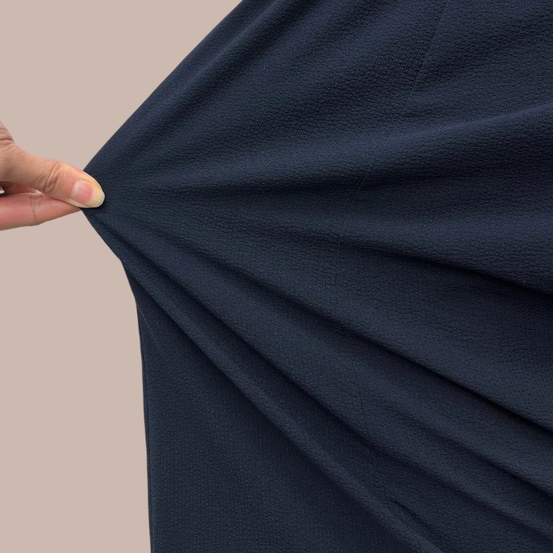 Elegantly flattering silhouette with cooling-touch stretch fabric for effortless comfort