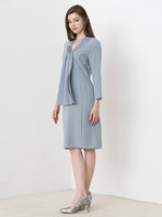 Pale Blue Bow-Tie Dress