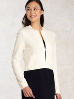 White Short Cardigan