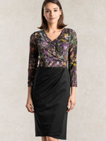 Stretch Chiffon: Etoile X Black Asymmetry Dress