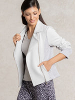 Light Gray Flight Riders Jacket