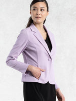 Cotton Blend: Lilac Tailored Jacket