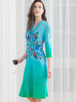 Glorious Garden Cache-Coeur Dress