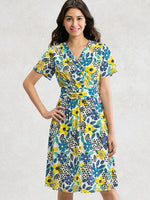 Yellow Bouquet Marilyn Dress
