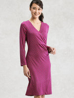 Victory Pink Side Gather Dress