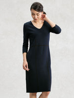 Washable Knit: Navy Knit Dress