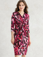 Pink Leaf Venus Dress