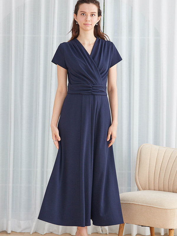 Long Length: Navy Long Marilyn Dress
