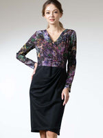Stretch Chiffon: Etoile X Black Asymmetry Dress