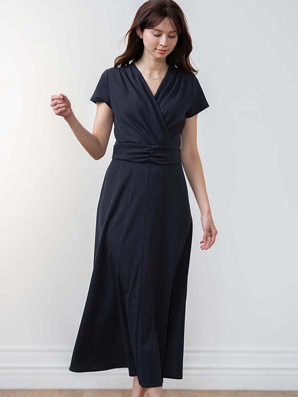 Long Length: Navy Long Marilyn Dress