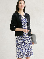 Japanese Pattern: Indigo Goldfish Gathered Dress