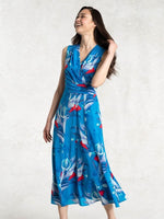 Stretch Chiffon: Aquarium Marilyn Long Dress