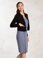 Washable Knit: Blue Knit Dress