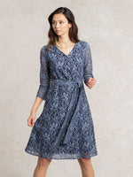 Nuance Blue Lace Dress