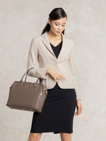 All-Season / No Lining: Greige Tailored Jacket