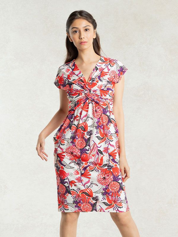 Crayon Berry Ribbon Dress