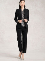 Setup: Black Tucked Pants
