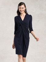 Restock!: Navy Venus Drape Dress