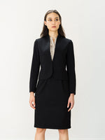 Restock!: Black Collarless Jacket