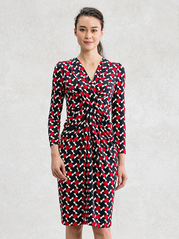 Red Pinwheel Venus Dress