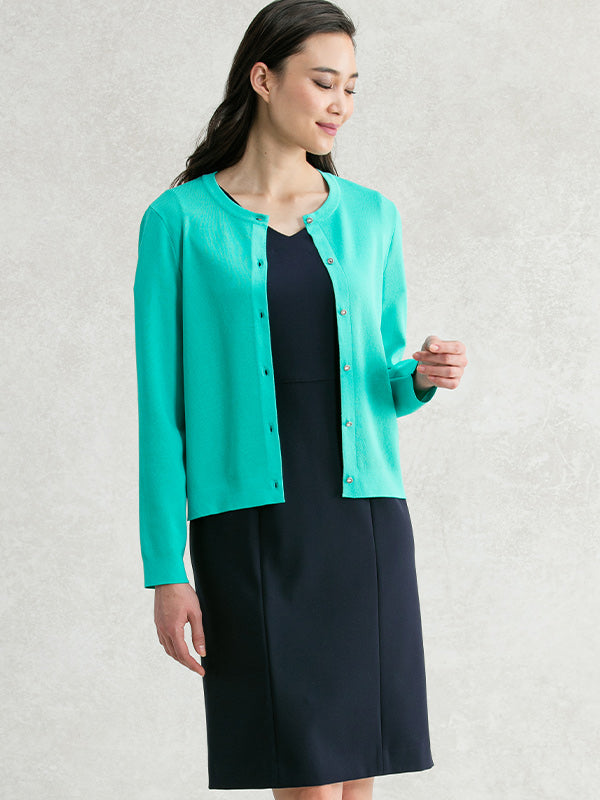 Washable Knit: Turquoise Fresh Cardigan