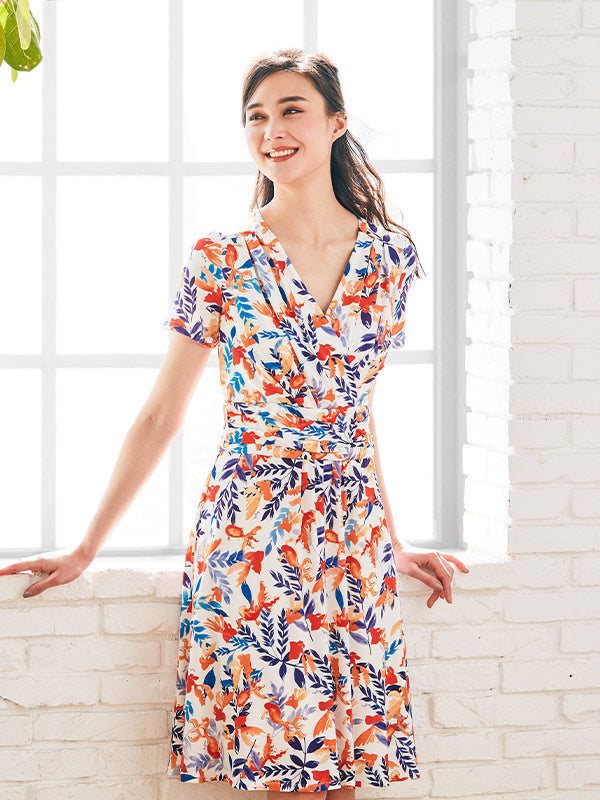 Japanese Pattern: Goldfish Obi Dress