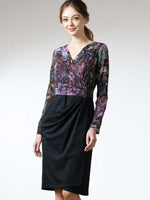 Stretch Chiffon: Etoile X Black Asymmetry Dress