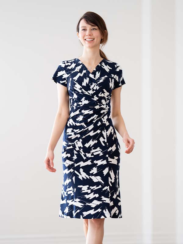 Find Cats Gathered Dress