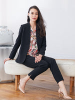 Stretch Chiffon: Lovely Pink Bowtie Blouse