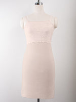 Pink Beige Lace Shape-Supporting Underdress