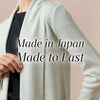 Japanese-made cardigans that look great no matter how many times they are washed are available in a wide variety of styles. They are the perfect accent for any outfit.